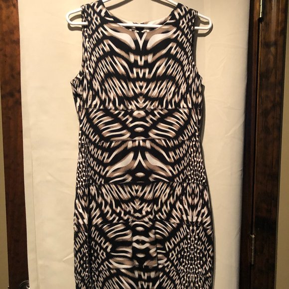 Calvin Klein Dresses Calvin Klein Sheath Dress Animal Print Size 6